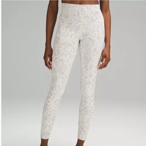 lululemon Athletica Gray Animal Print Leggings